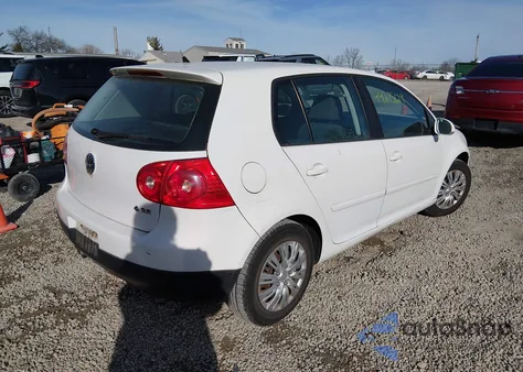 2007 Volkswagen Rabbit 4-Door z USA, uszkodzony, nr VIN WVWCR71K47W164340